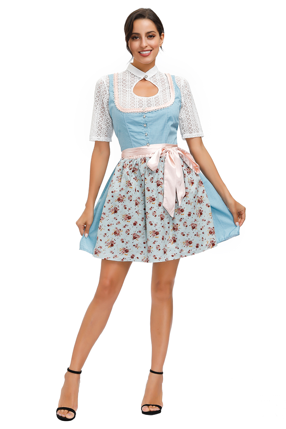 Womens Beer Maid Wench German Oktoberfest Costume